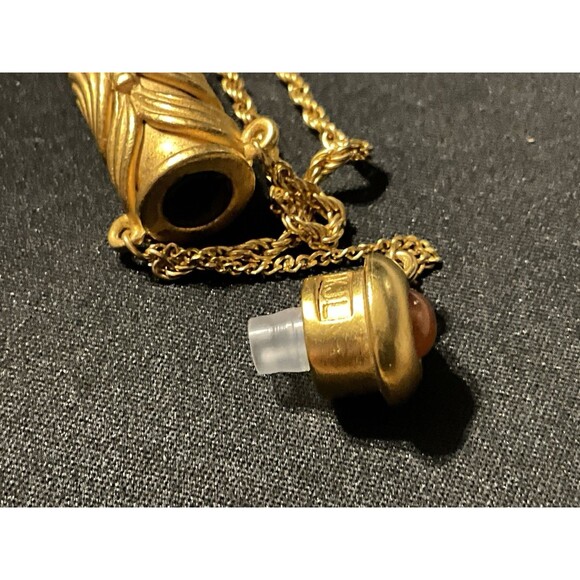 Kenneth J Lane 28in Rope Chain Perfume Holder Necklace.  Never Used - Picture 6 of 7
